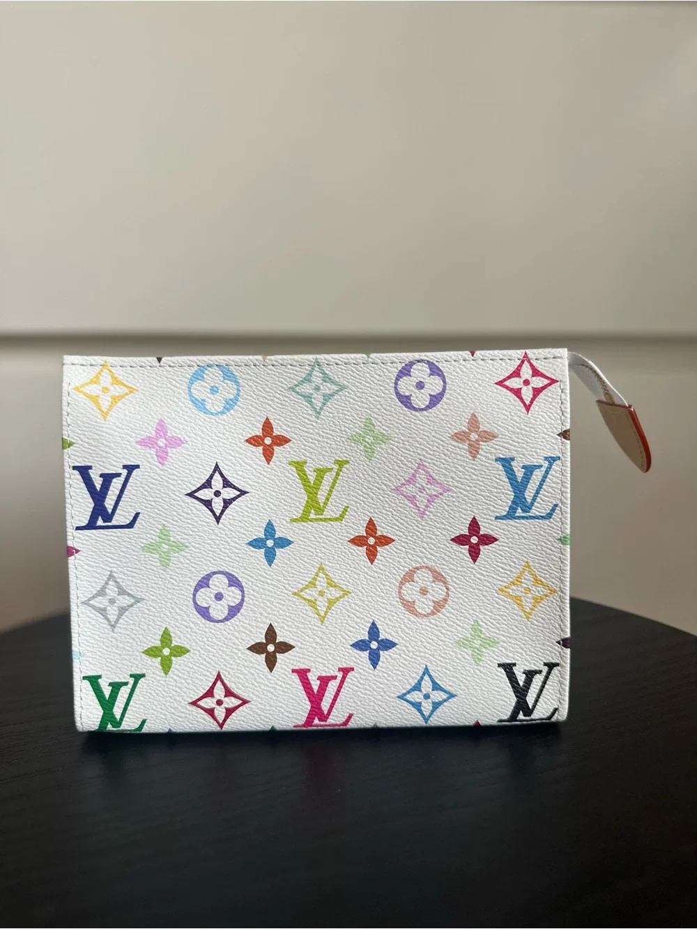 LV x TM Louis Vuitton x Murakami Multicolor Pochette Toilette MM 19